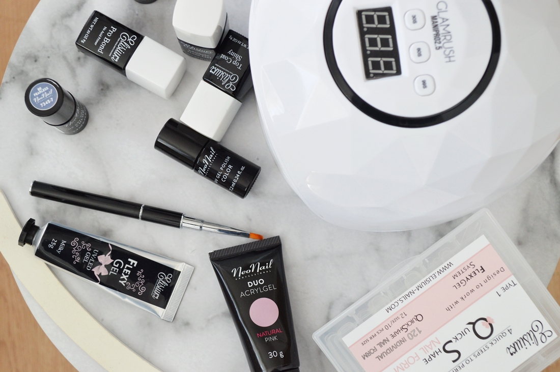 przedłużanie paznokci krok po kroku